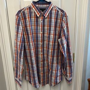 Banana Republic Soft Wash Tailored Slim Fit Button down Shirt Size Large